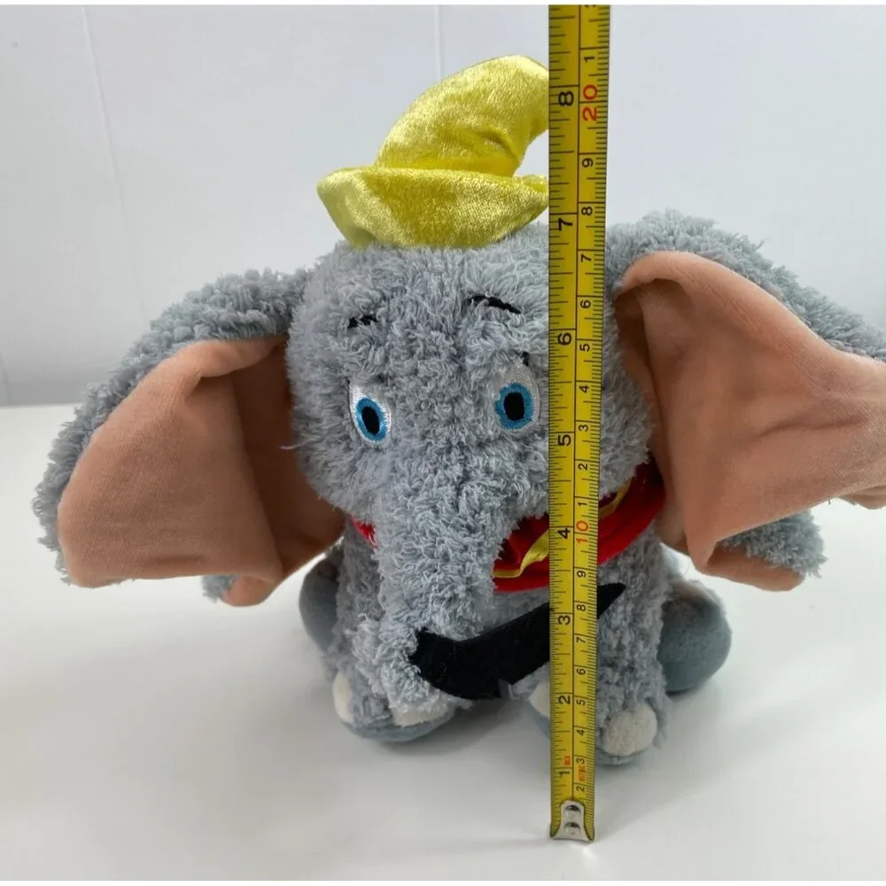 Disney Parks Dumbo The Flying Elephant With Feather 8" Plush Toy Doll - Picture 10 of 10